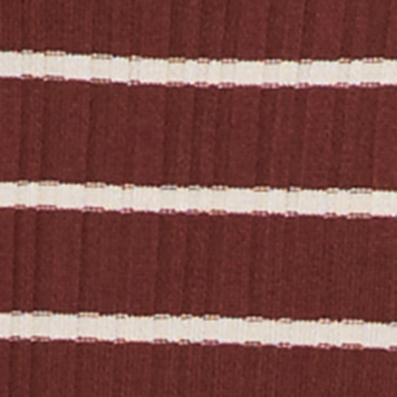 Striped Fold Over Off the Shoulder Bodycon Dress