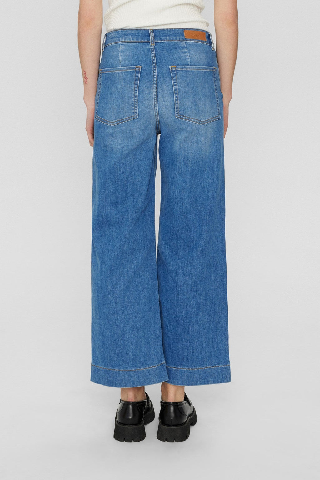 NUPARIS JEANS CROPPED LIGHT BLUE - Light Blue Denim